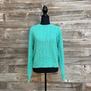 ✨Sea Foam Green Polo Sweater ✨